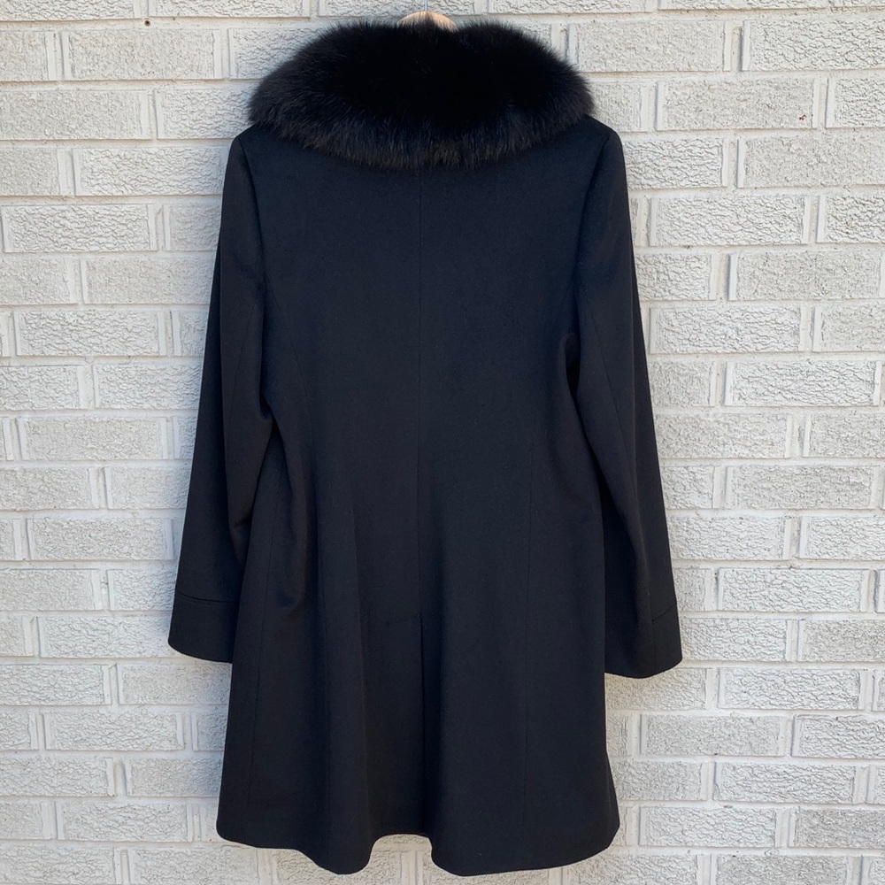 Dominic Bellissimo Fine Wool & Fox Collar Coat - Picture 9 of 14